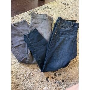 2 pairs of democracy “ab”solution skinny pants size 12‎ mid rise